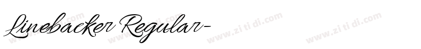 Linebacker Regular字体转换 Linebacker Regular字体转换